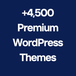 +4,500 Premium WordPress Themes